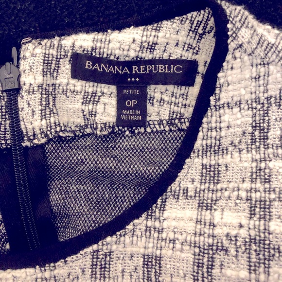 Banana Republic Plaid Tweed Sheath Dress - Picture 4 of 4